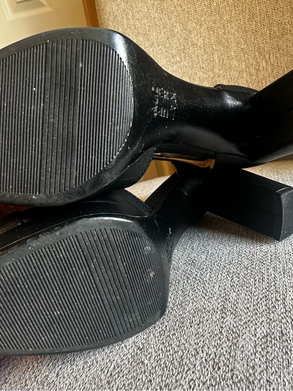 Naturalizer Bandele Black Mary Jane Block Heel platform Pumps - 7.5 - Picture 4 of 9